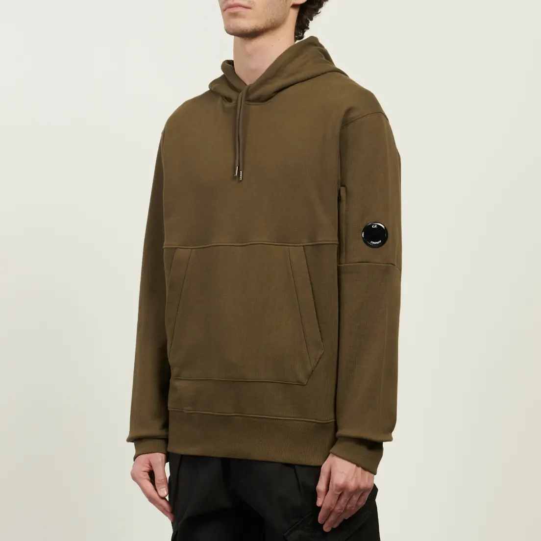 C.P. Company Мужская толстовка Diagonal Raised Fleece Lens Regular Fit Hoodie