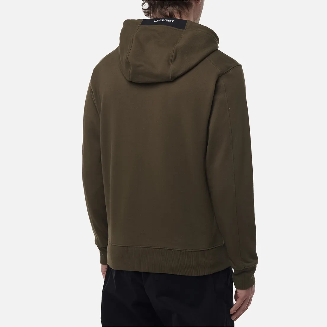 C.P. Company Мужская толстовка Diagonal Raised Fleece Lens Regular Fit Hoodie