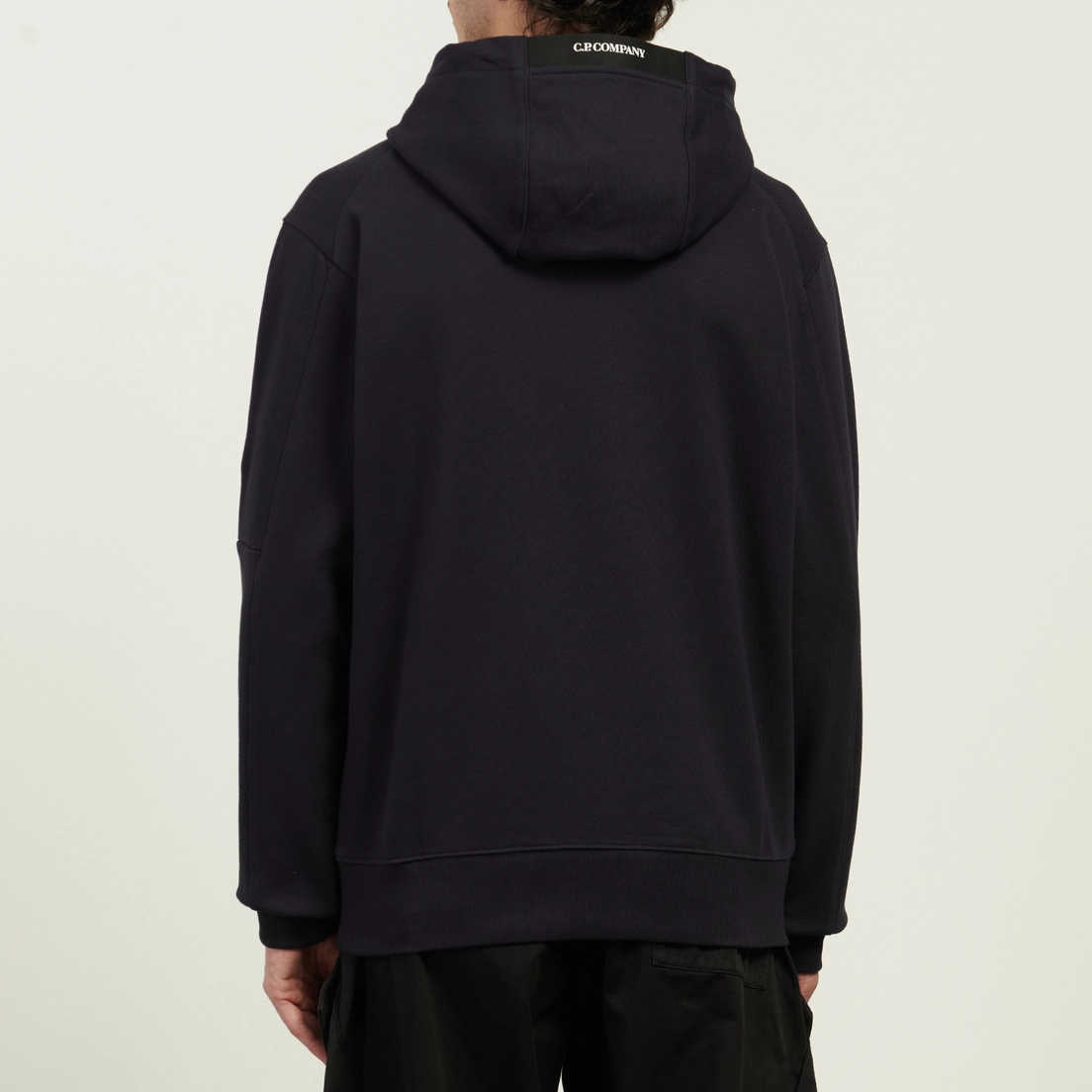 C.P. Company Мужская толстовка Diagonal Raised Fleece Lens Regular Fit Hoodie