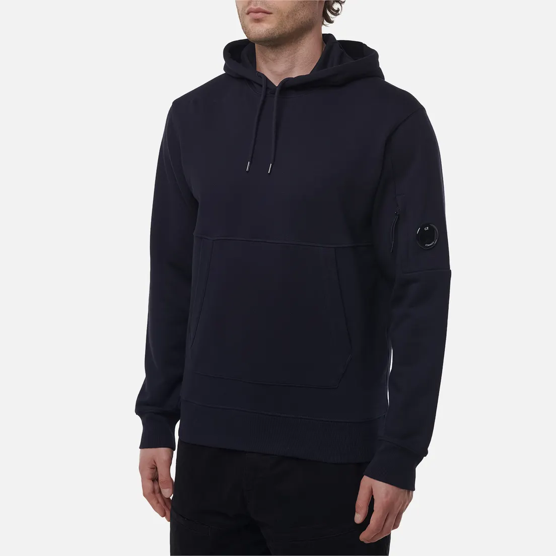 C.P. Company Мужская толстовка Diagonal Raised Fleece Lens Regular Fit Hoodie