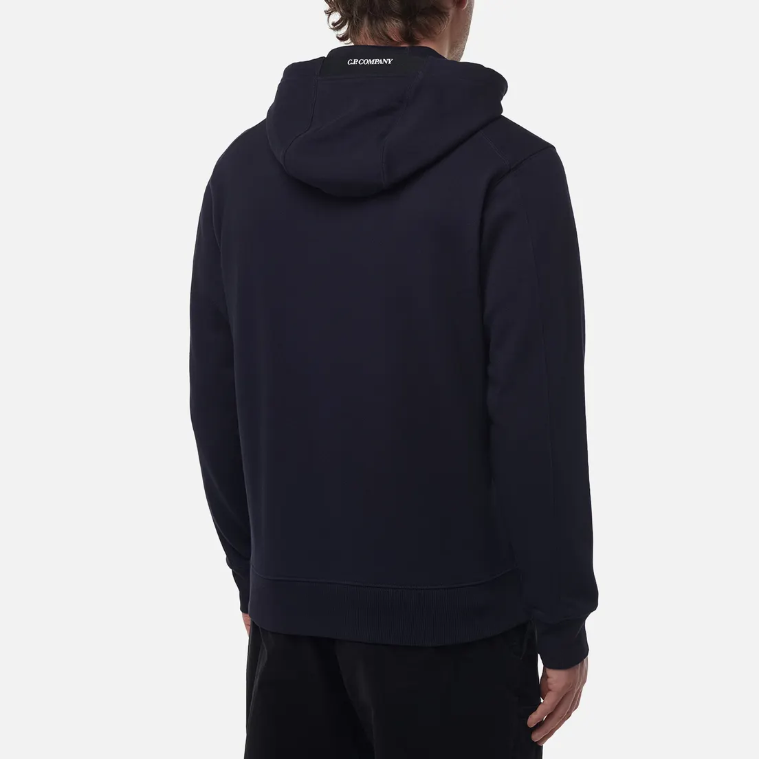 C.P. Company Мужская толстовка Diagonal Raised Fleece Lens Regular Fit Hoodie