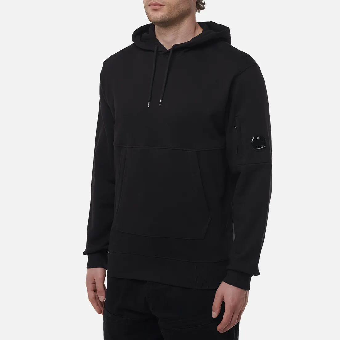 C.P. Company Мужская толстовка Diagonal Raised Fleece Lens Regular Fit Hoodie