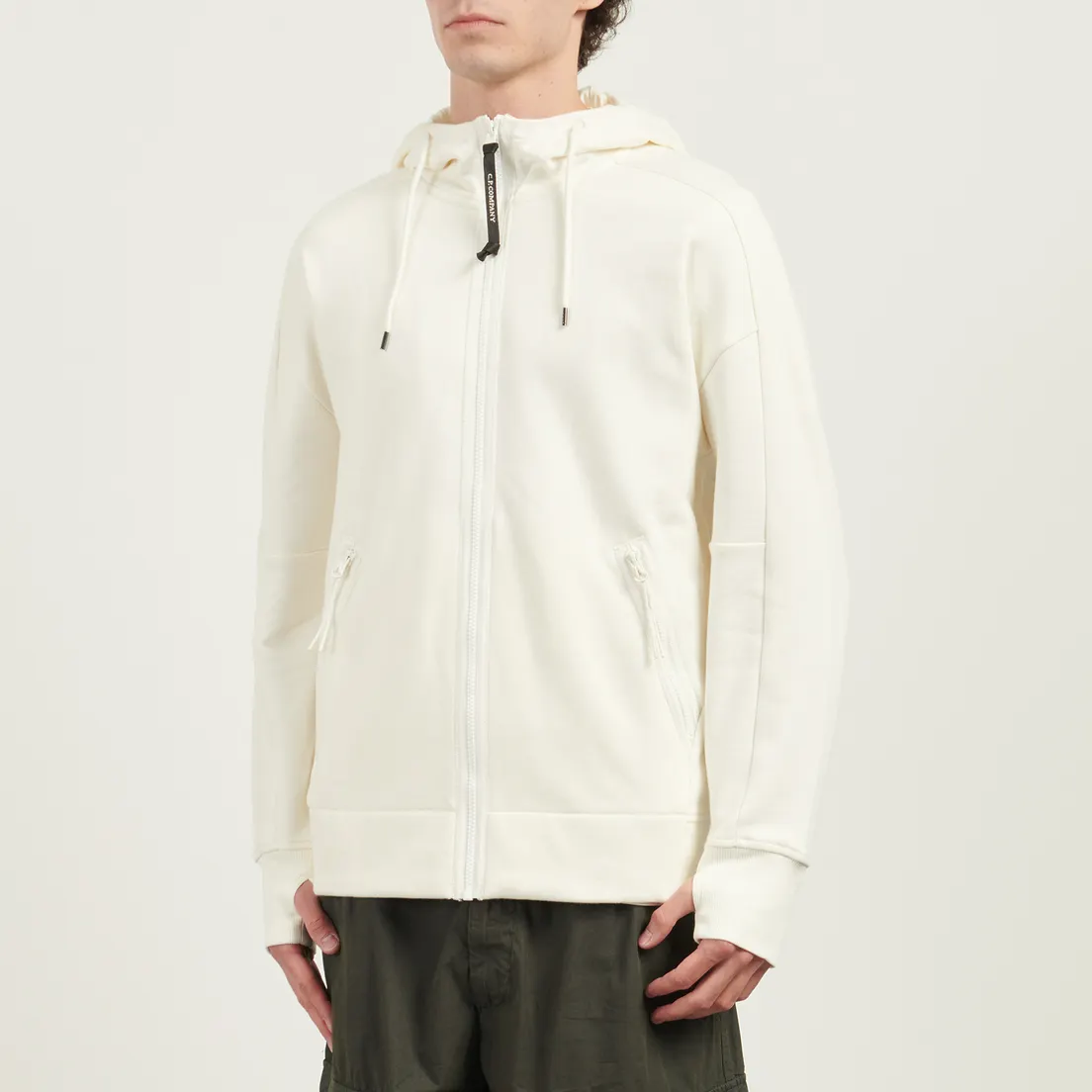 C.P. Company Мужская толстовка Adjustable Hoodie Kangaroo Pocket Lens