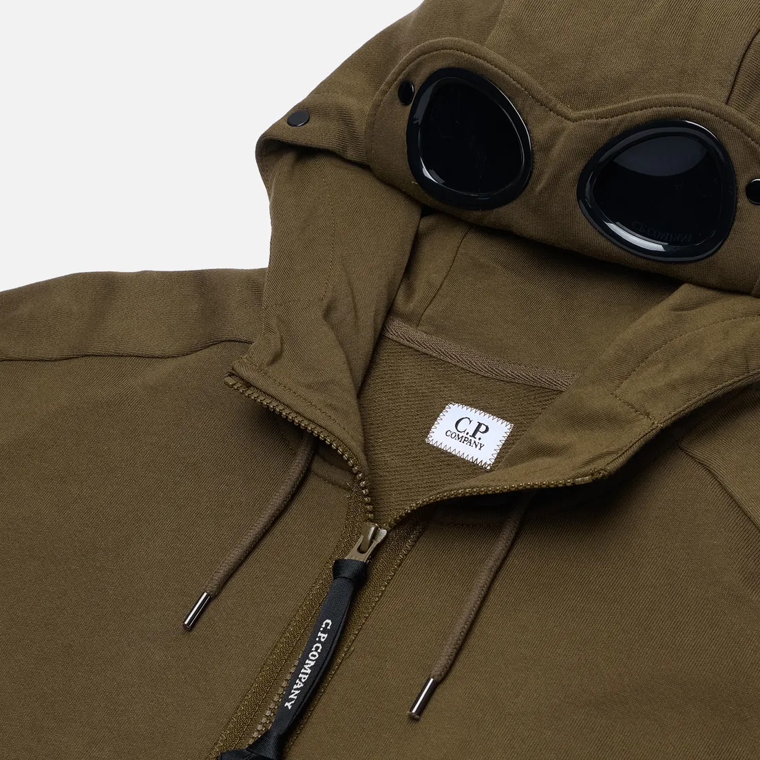 C.P. Company Мужская толстовка Adjustable Hoodie Kangaroo Pocket Lens