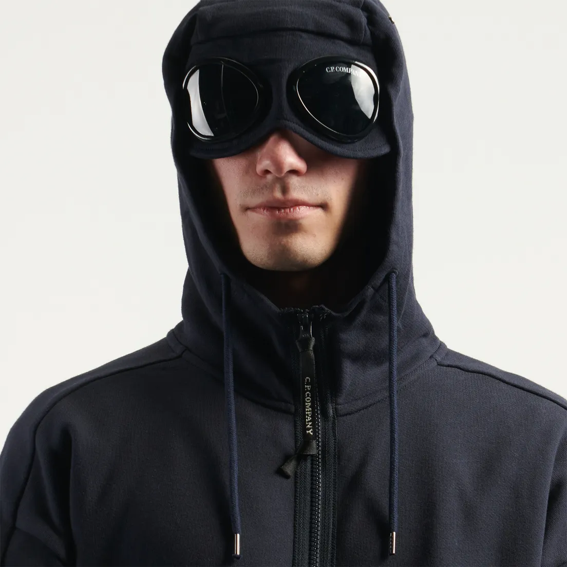 C.P. Company Мужская толстовка Adjustable Hoodie Kangaroo Pocket Lens