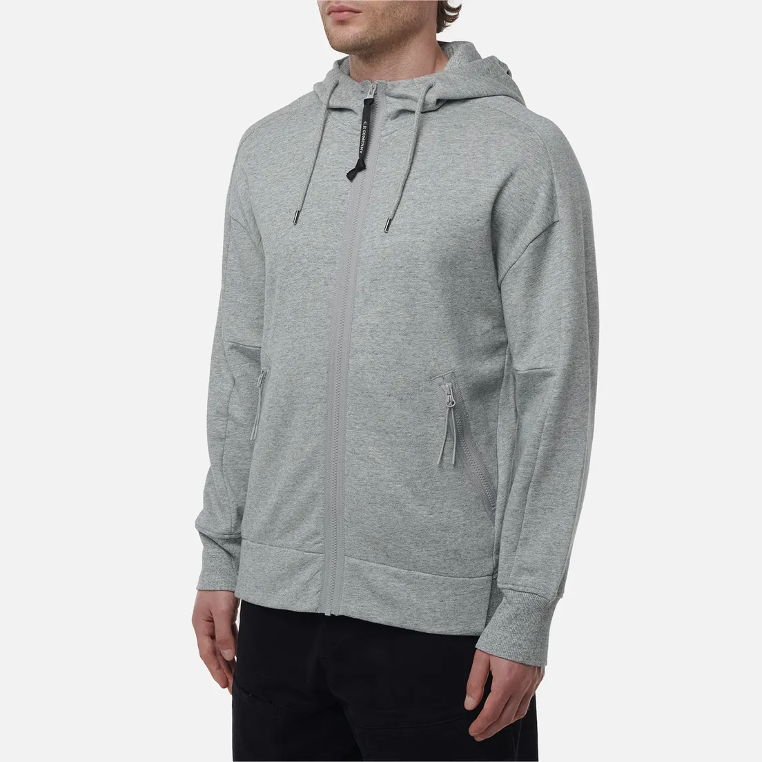 C.P. Company Мужская толстовка Adjustable Hoodie Kangaroo Pocket Lens