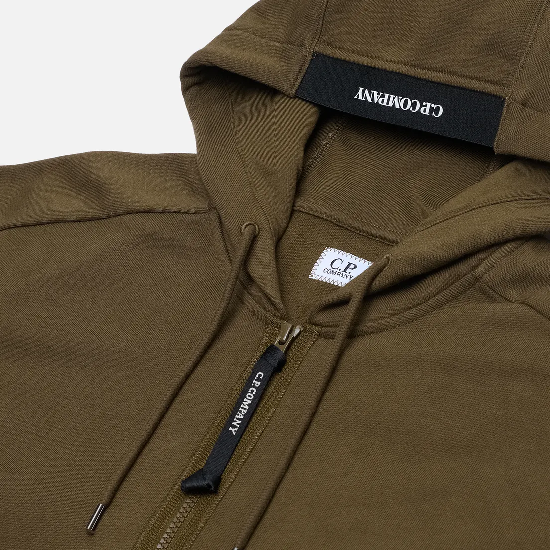 C.P. Company Мужская толстовка Diagonal Raised Fleece Lens Full Zip Hoodie