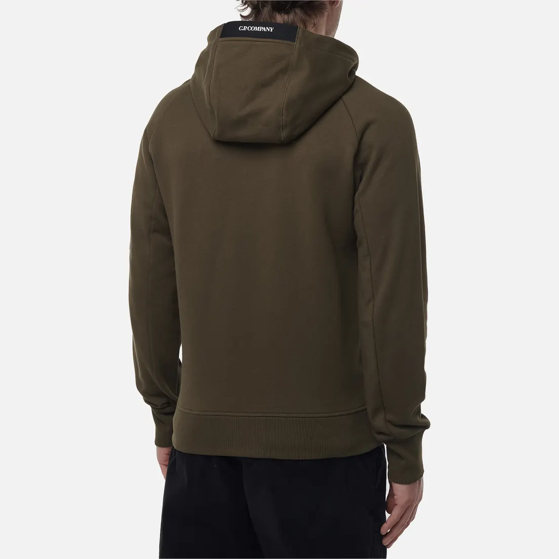 C.P. Company Мужская толстовка Diagonal Raised Fleece Lens Full Zip Hoodie