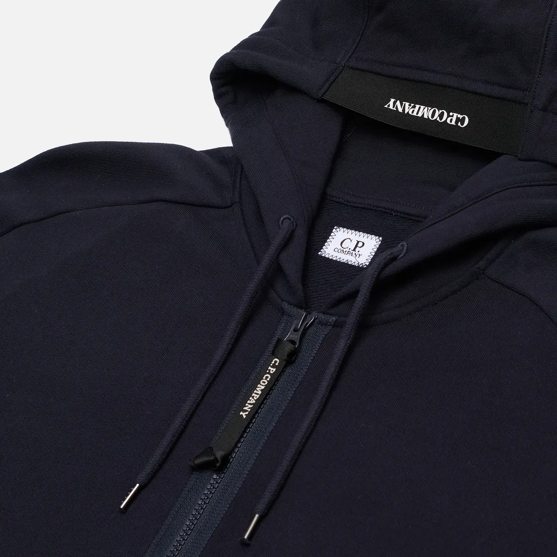 C.P. Company Мужская толстовка Diagonal Raised Fleece Lens Full Zip Hoodie