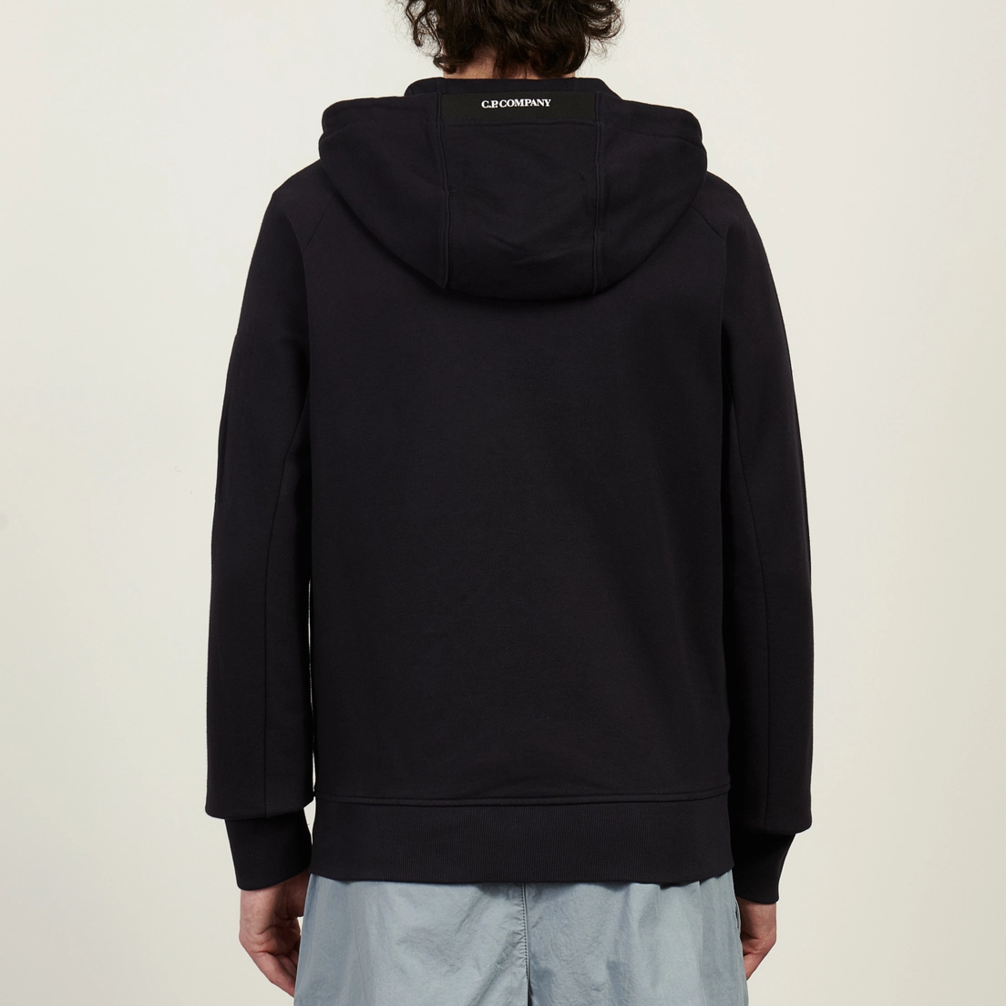 C.P. Company Мужская толстовка Diagonal Raised Fleece Lens Full Zip Hoodie