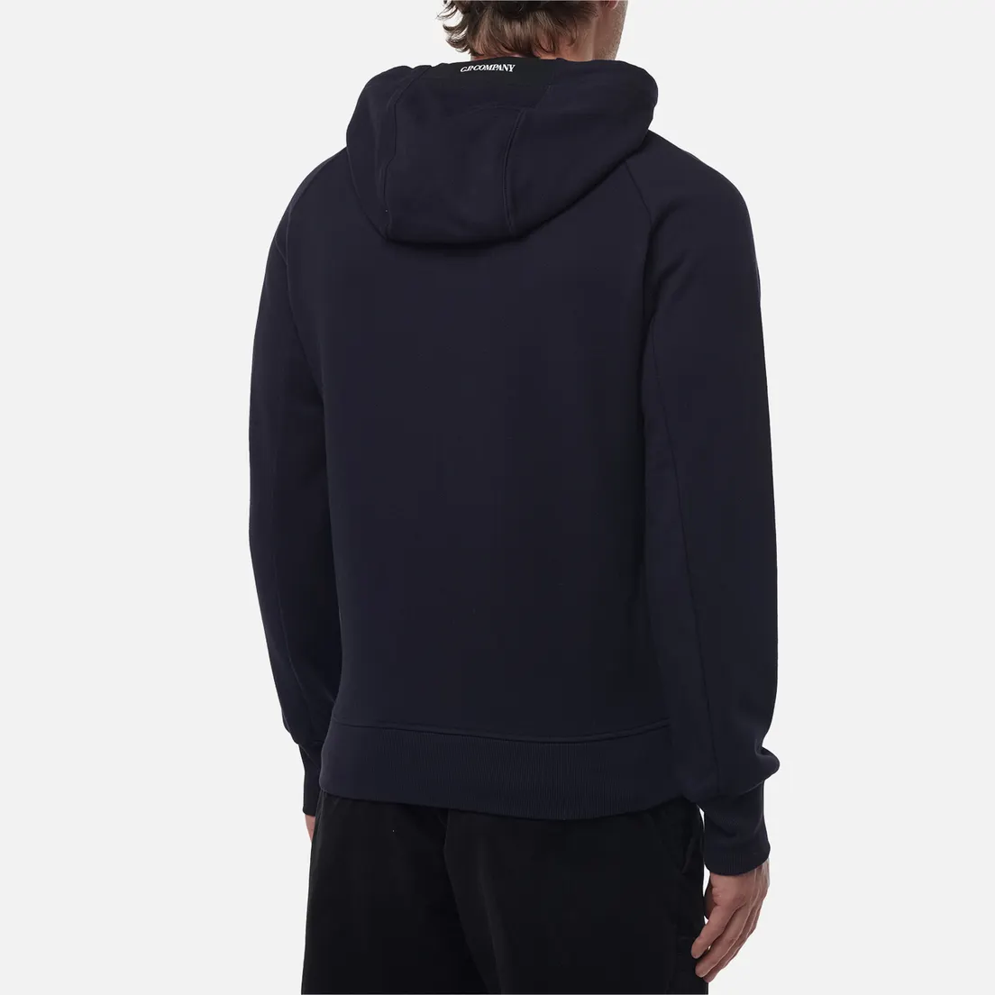 C.P. Company Мужская толстовка Diagonal Raised Fleece Lens Full Zip Hoodie