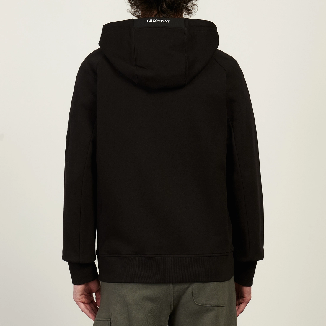 C.P. Company Мужская толстовка Diagonal Raised Fleece Lens Full Zip Hoodie