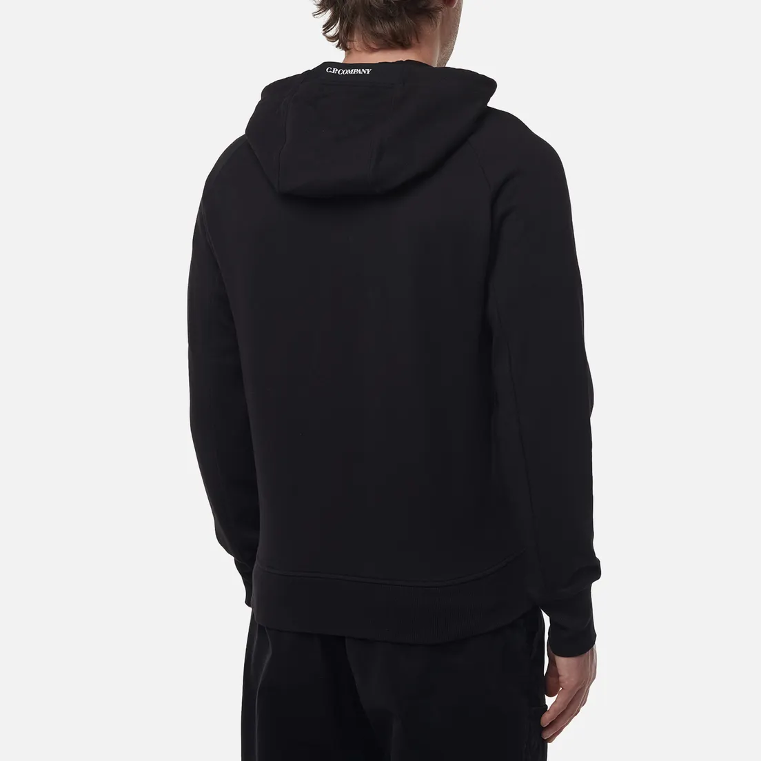 C.P. Company Мужская толстовка Diagonal Raised Fleece Lens Full Zip Hoodie