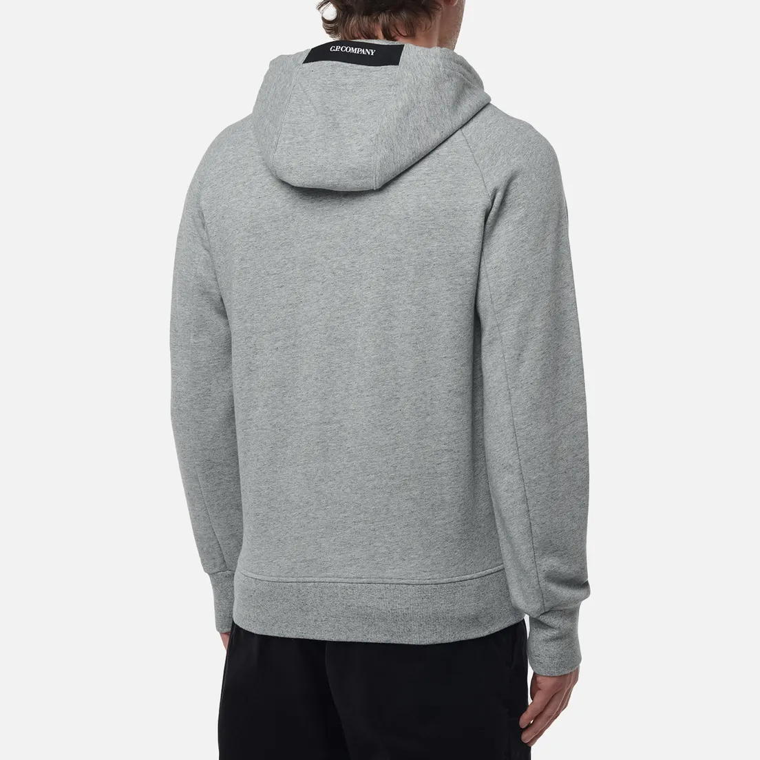 C.P. Company Мужская толстовка Diagonal Raised Fleece Lens Full Zip Hoodie