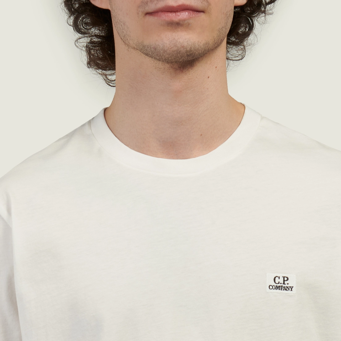 C.P. Company Мужская футболка 30/1 Jersey Logo Patch