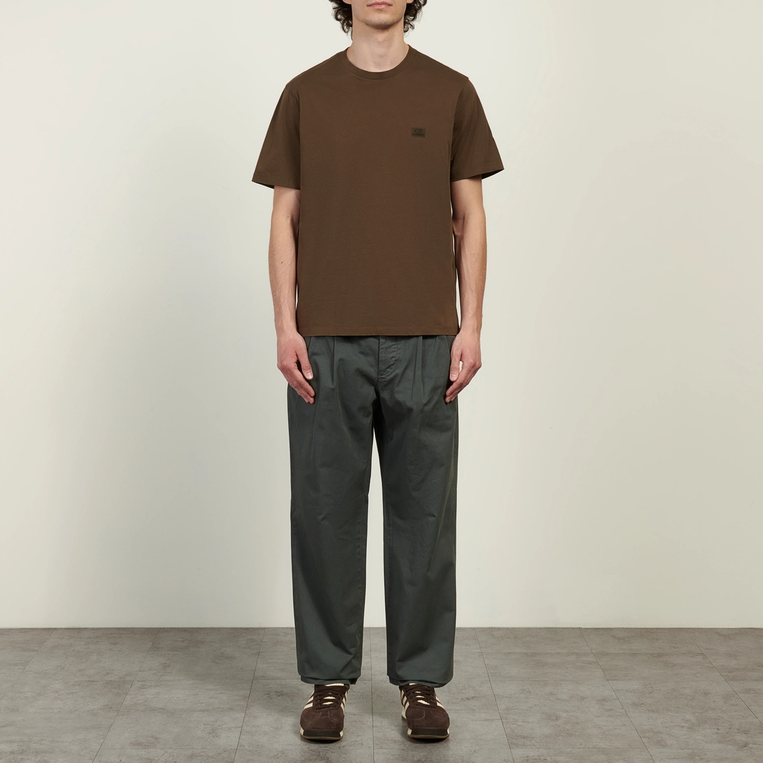 C.P. Company Мужская футболка 30/1 Jersey Logo Patch