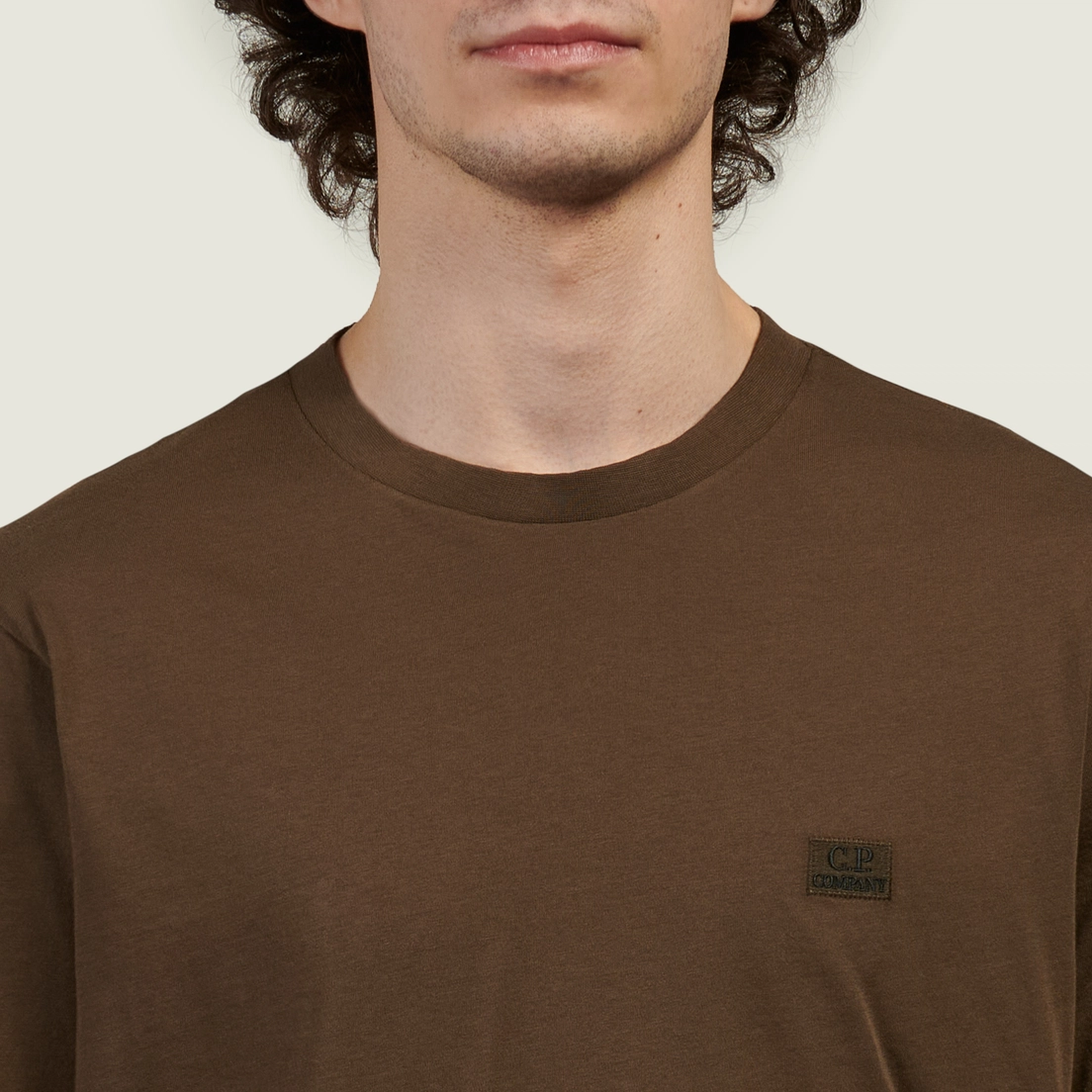 C.P. Company Мужская футболка 30/1 Jersey Logo Patch