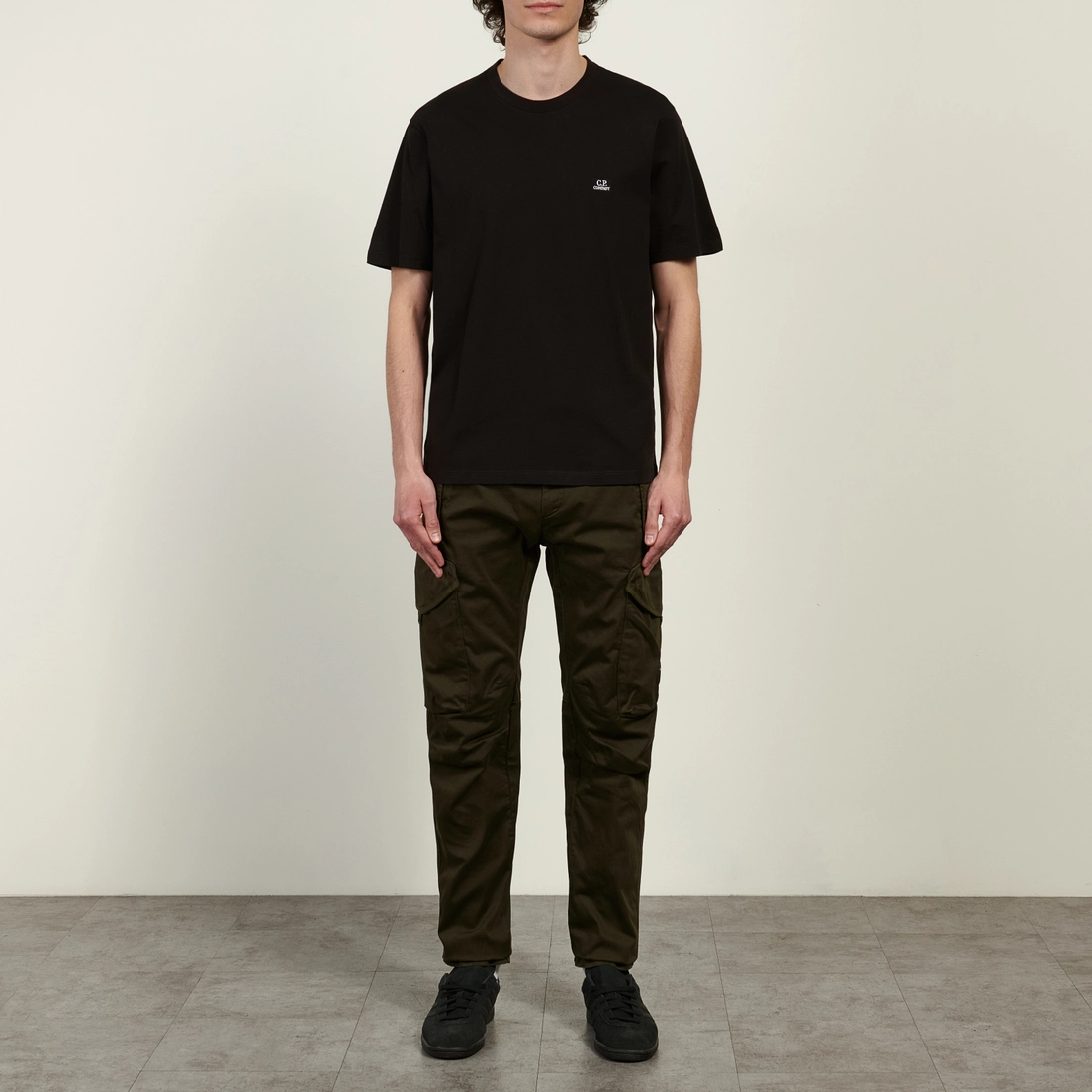 C.P. Company Мужская футболка 30/1 Jersey Logo Patch