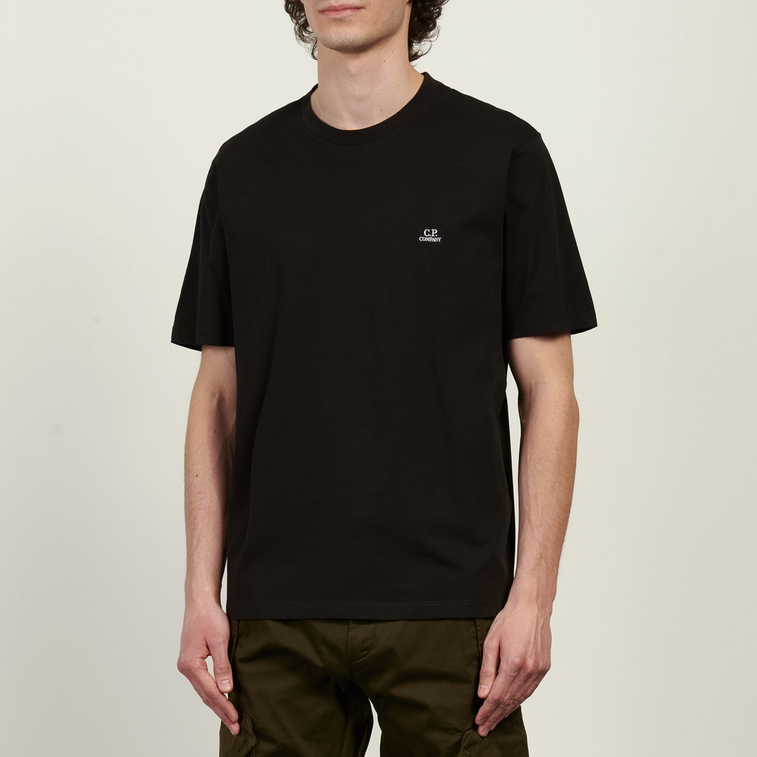 C.P. Company Мужская футболка 30/1 Jersey Logo Patch