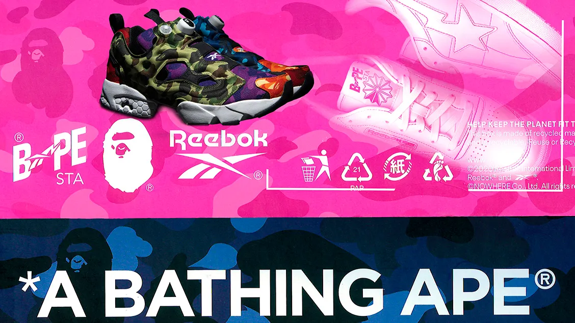 Reebok x BAPE FW21: две противоположности