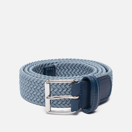 Ремень Anderson's Braided Woven Textile Mono Blue