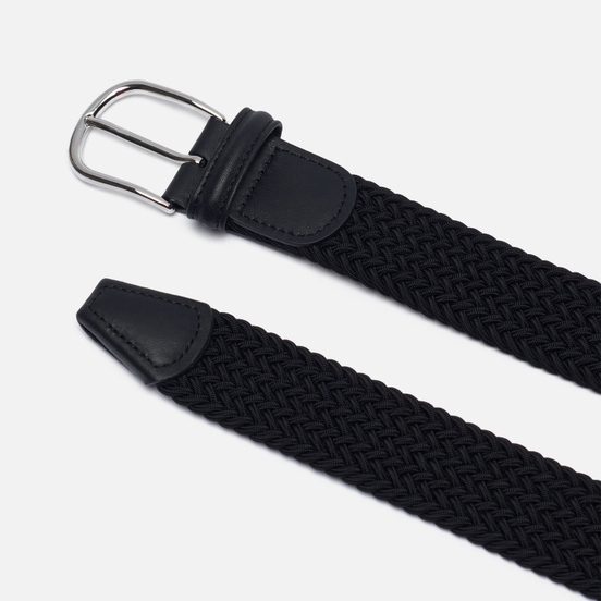 Ремень Anderson's Classic Plain Elastic Woven Black