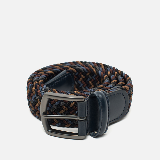 Ремень Anderson's Classic Woven Textile Multicolor Blue/Navy/Grey/Brown/Sand