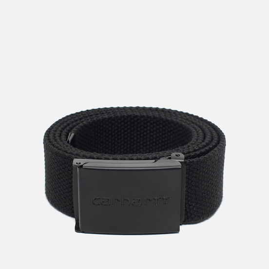 Ремень Carhartt WIP Clip Tonal Black