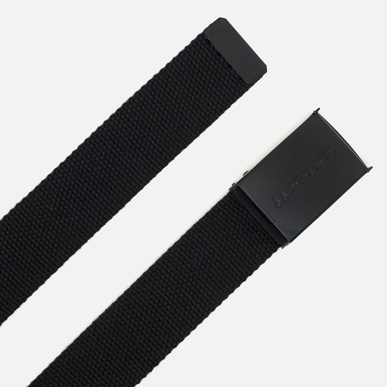 Ремень Carhartt WIP Clip Tonal Black