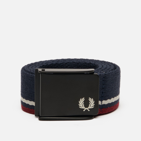 Ремень Fred Perry Tipped Webbing Navy/Port/Ecru