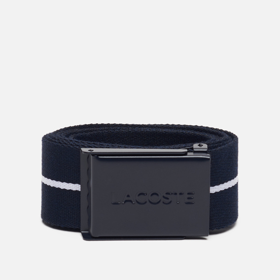 Ремень Lacoste Roland Garros Woven Navy Blue