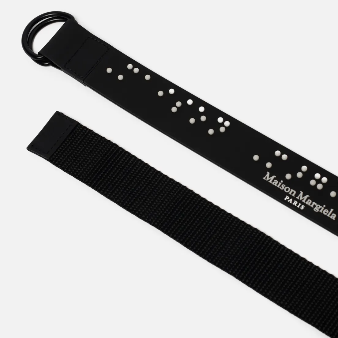 Maison Margiela Ремень Logo Rubber & Webbing