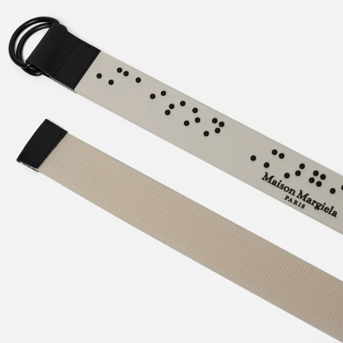 Maison Margiela Ремень Logo Rubber & Webbing
