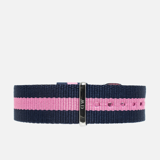 Ремешок для часов Daniel Wellington Classy Winchester 18mm Navy/Pink/Silver