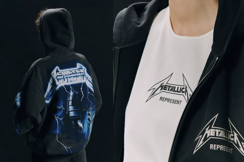 Represent x Metallica: слияние рок-легенды и уличного стиля