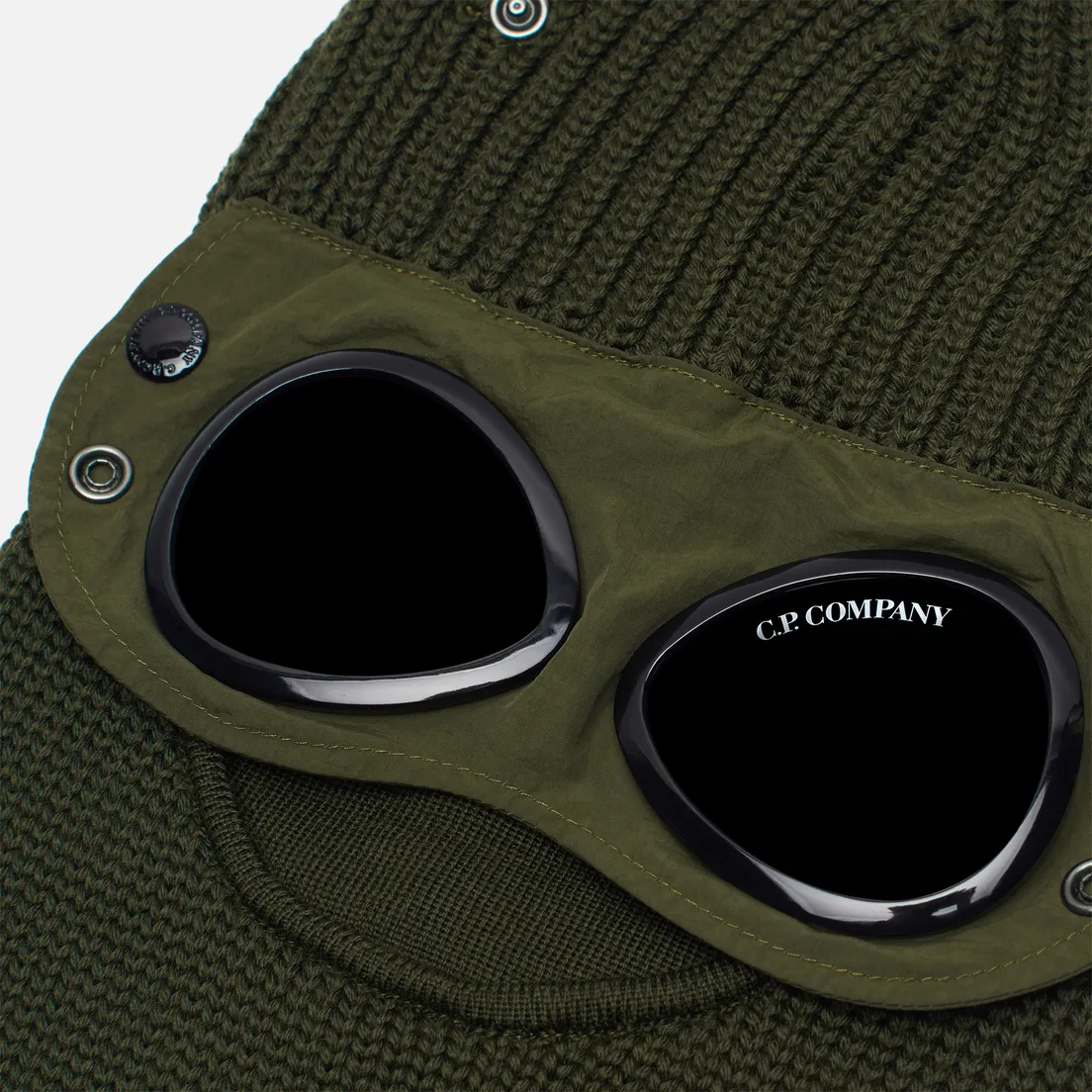 C.P. Company Балаклава Extrafine Merino Wool Goggle Ribbed