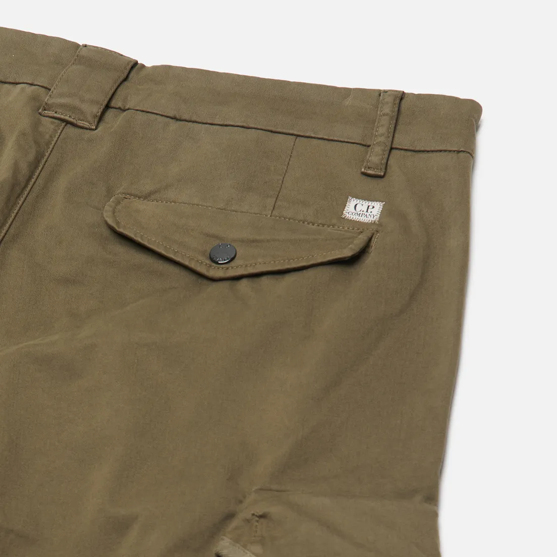 C.P. Company Мужские брюки Stretch Sateen Ergonomic Cargo Flap Pockets