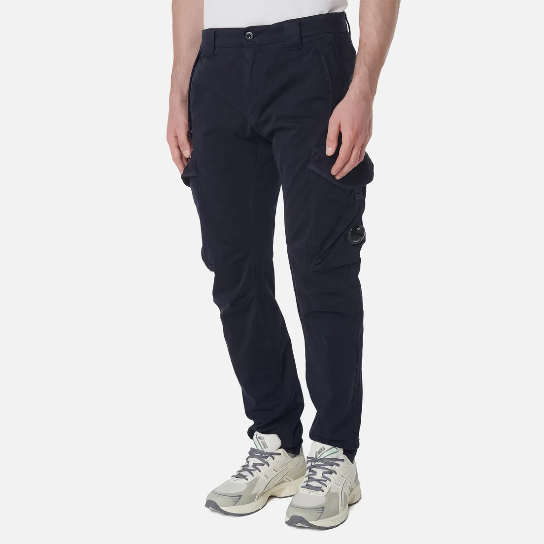 C.P. Company Мужские брюки Stretch Sateen Ergonomic Cargo Flap Pockets