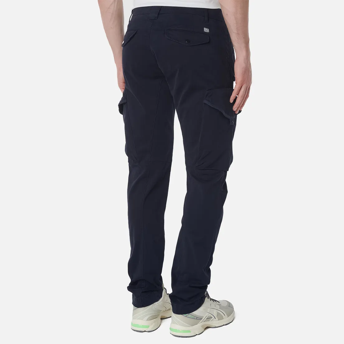 C.P. Company Мужские брюки Stretch Sateen Ergonomic Cargo Flap Pockets