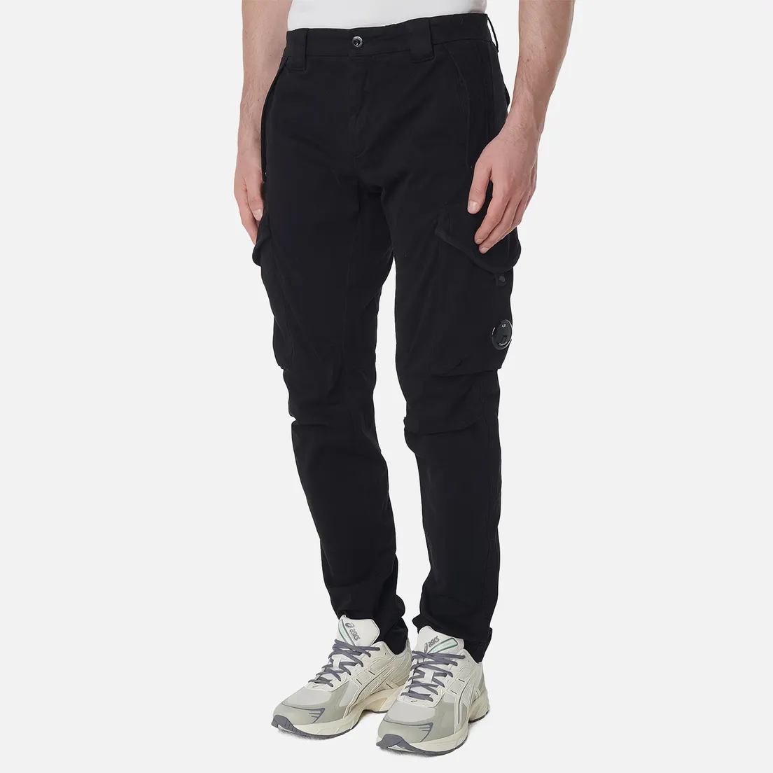 C.P. Company Мужские брюки Stretch Sateen Ergonomic Cargo Flap Pockets