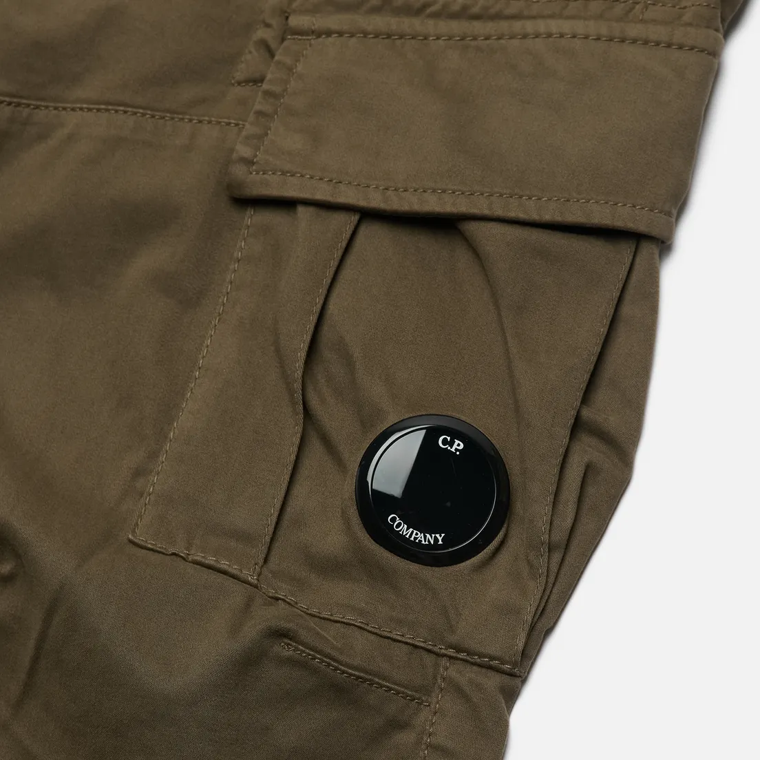 C.P. Company Мужские брюки Stretch Sateen Ergonomic Cargo Lens Pocket