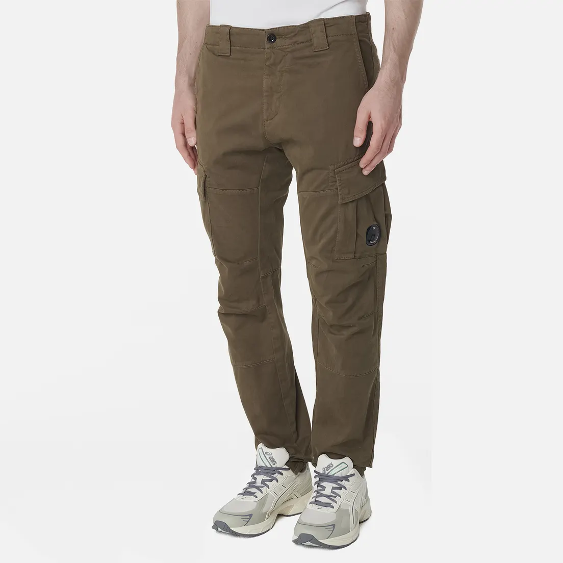 C.P. Company Мужские брюки Stretch Sateen Ergonomic Cargo Lens Pocket