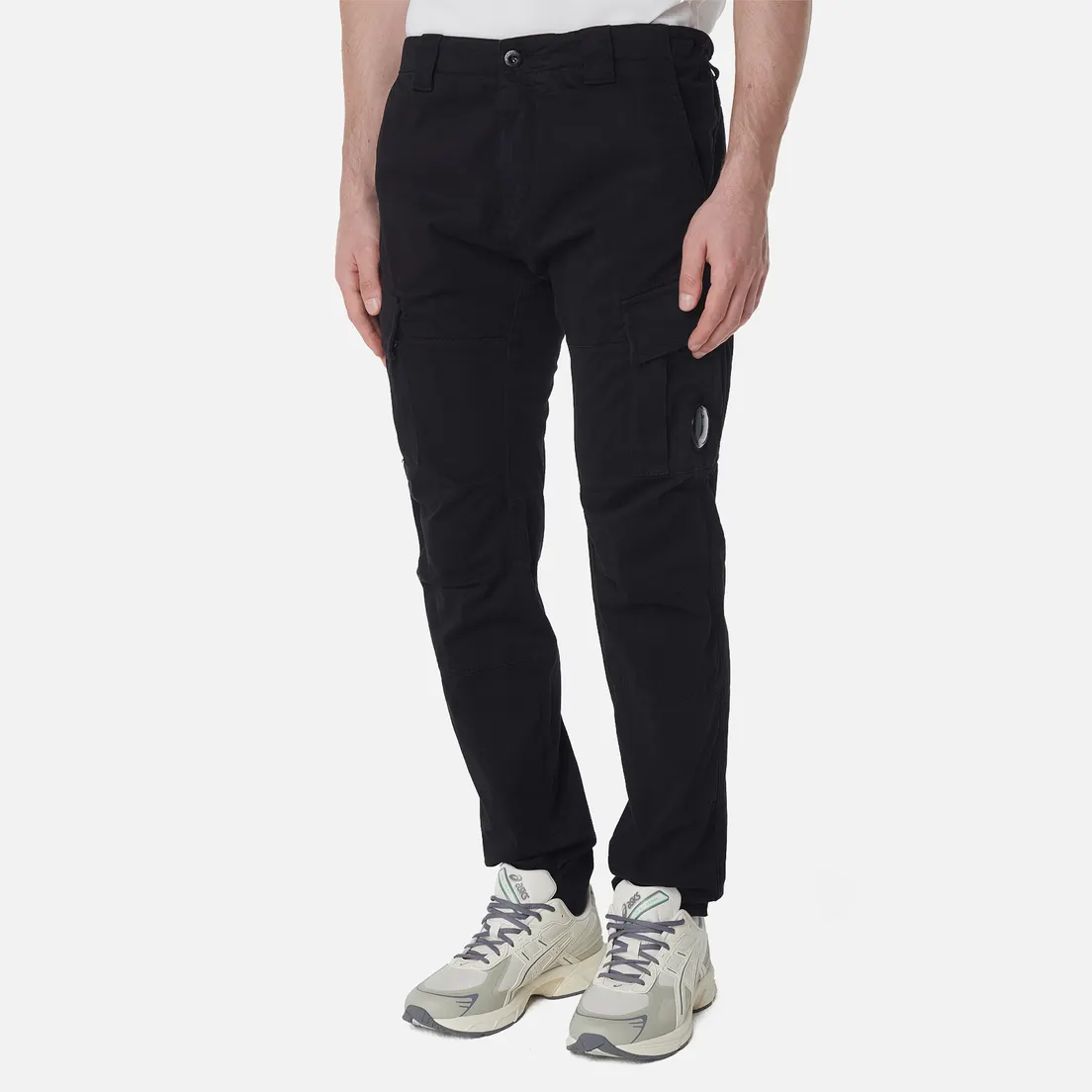 C.P. Company Мужские брюки Stretch Sateen Ergonomic Cargo Lens Pocket