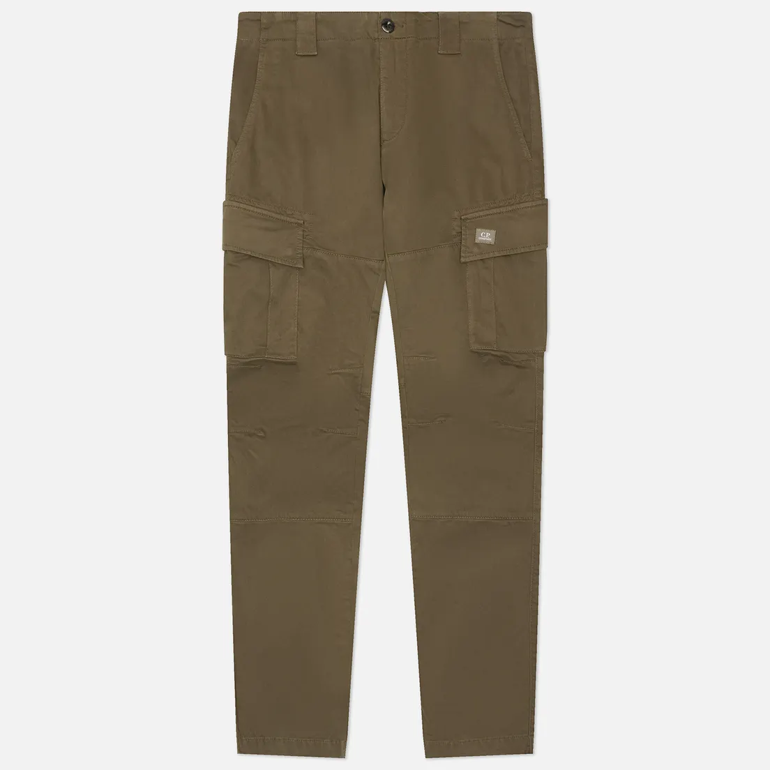 C.P. Company Мужские брюки Stretch Sateen Ergonomic Cargo Logo Pocket