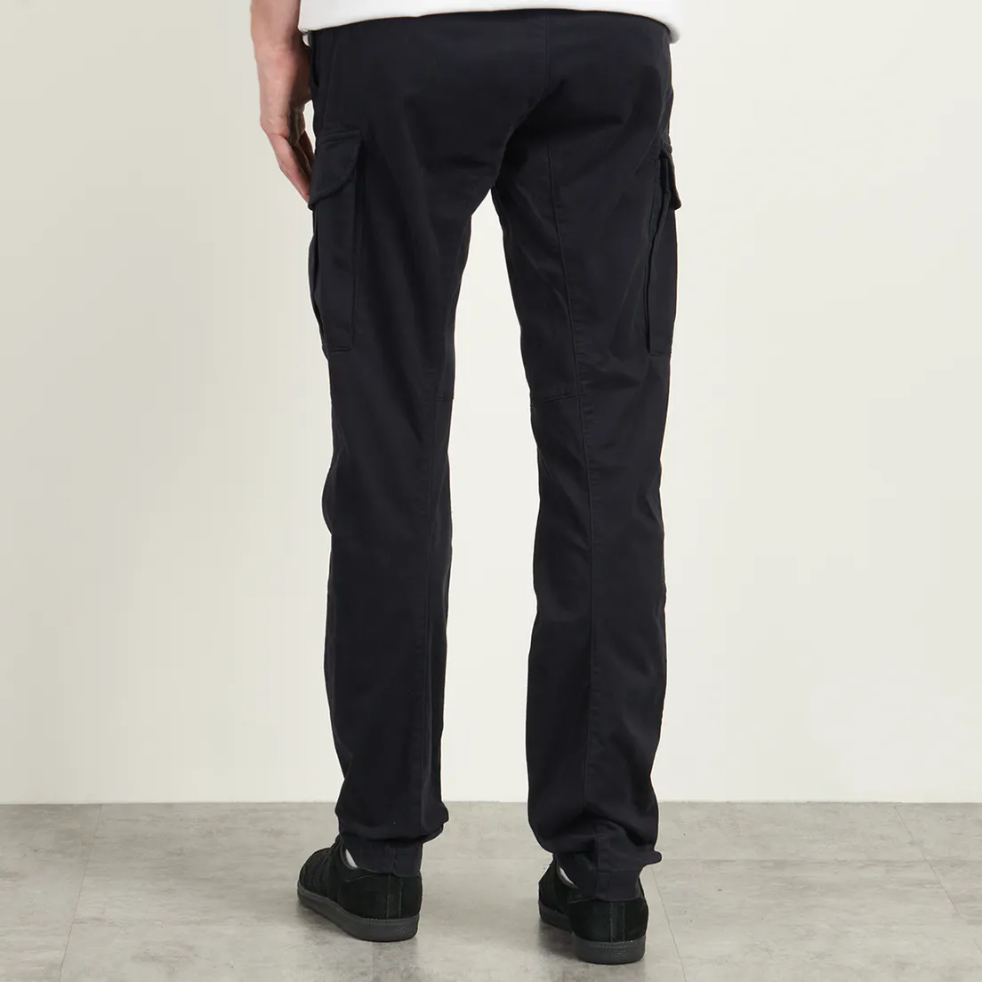 C.P. Company Мужские брюки Stretch Sateen Ergonomic Cargo Logo Pocket