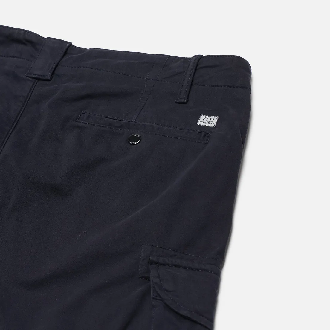 C.P. Company Мужские брюки Stretch Sateen Ergonomic Cargo Logo Pocket