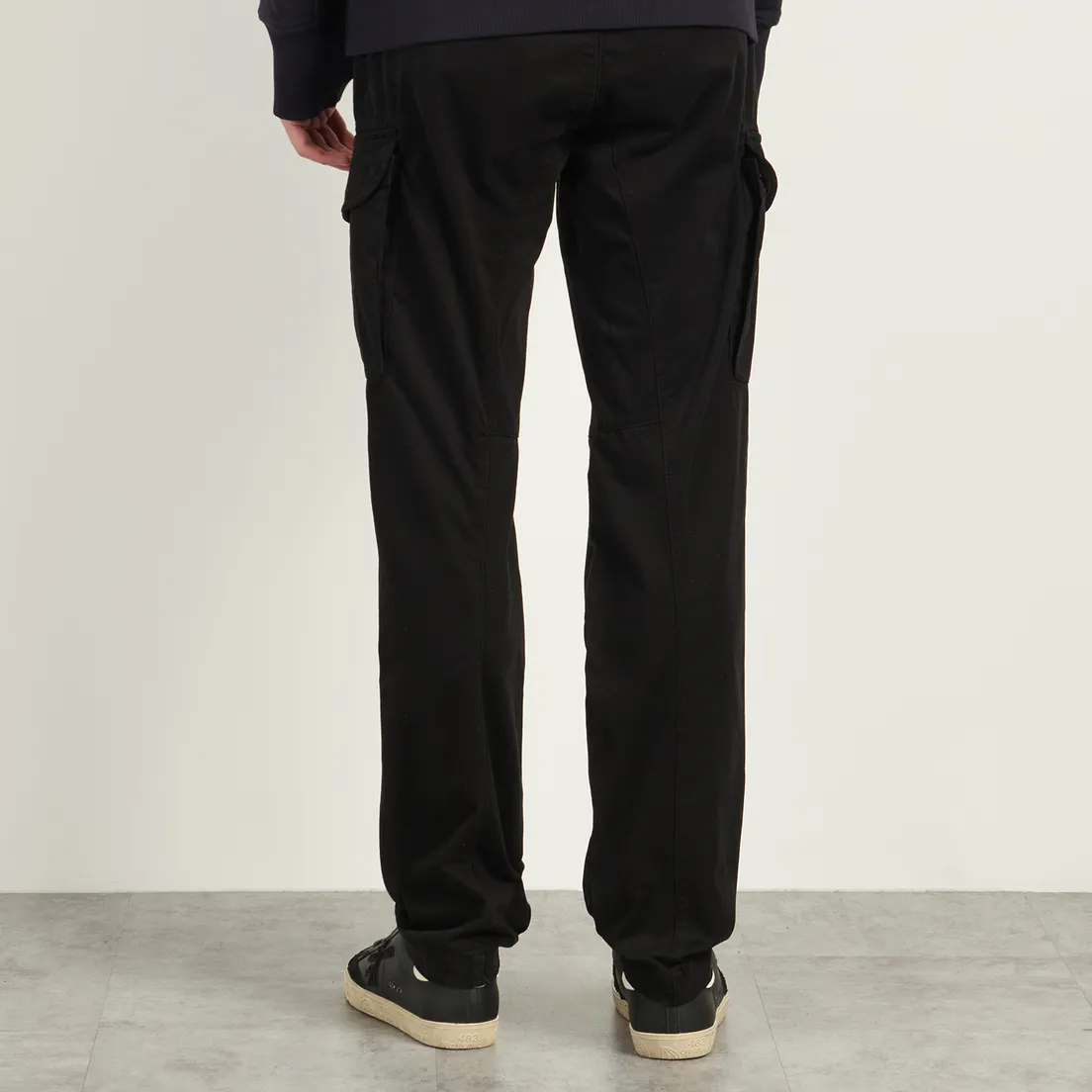 C.P. Company Мужские брюки Stretch Sateen Ergonomic Cargo Logo Pocket