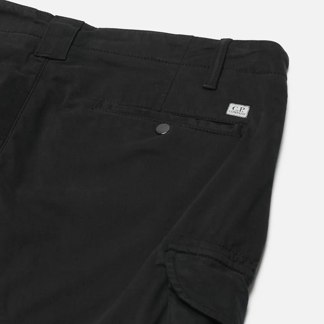 C.P. Company Мужские брюки Stretch Sateen Ergonomic Cargo Logo Pocket