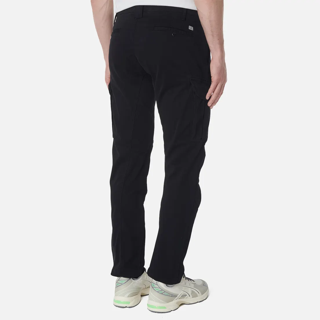 C.P. Company Мужские брюки Stretch Sateen Ergonomic Cargo Logo Pocket