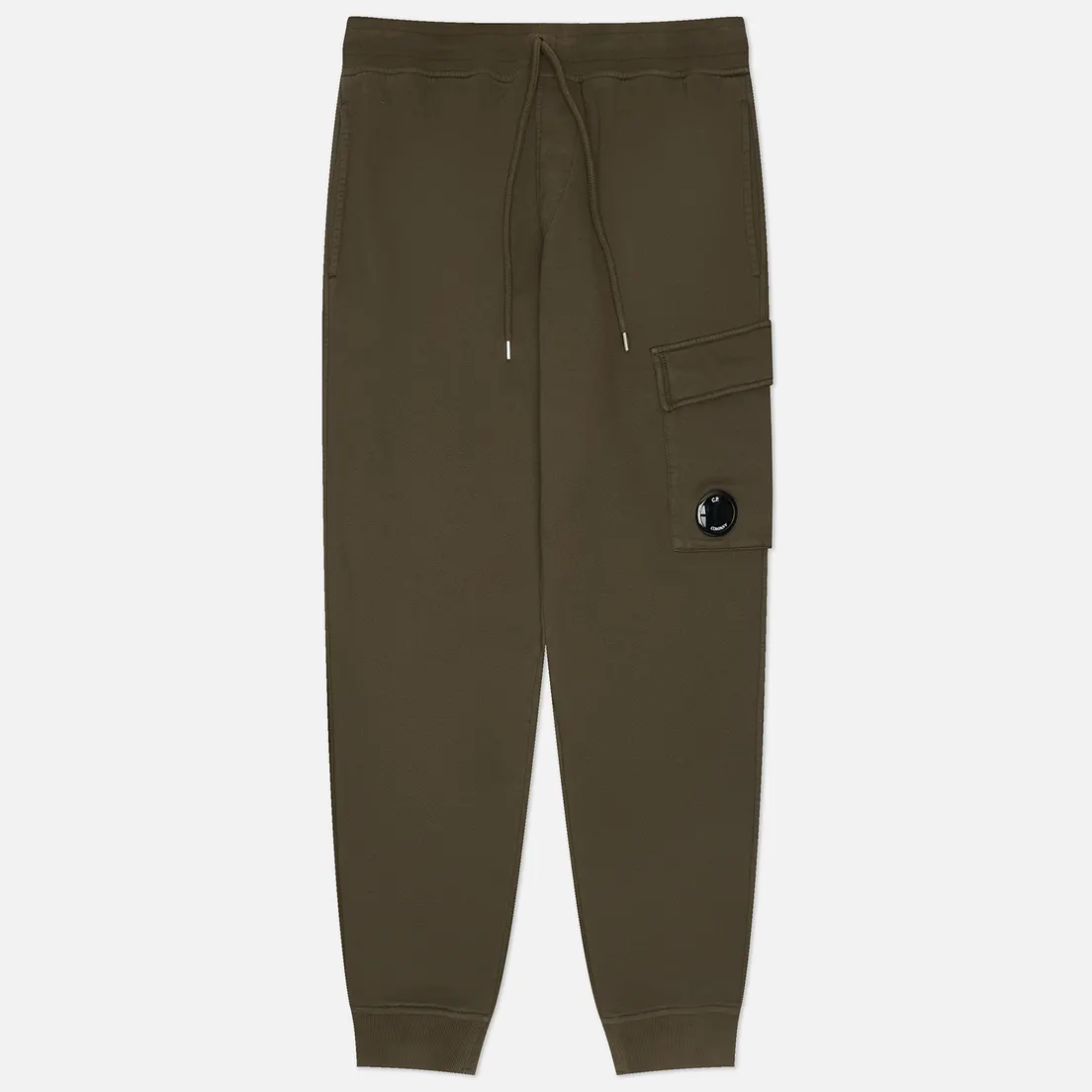 C.P. Company Мужские брюки Brushed And Emerized Diagonal Fleece Cargo Lens